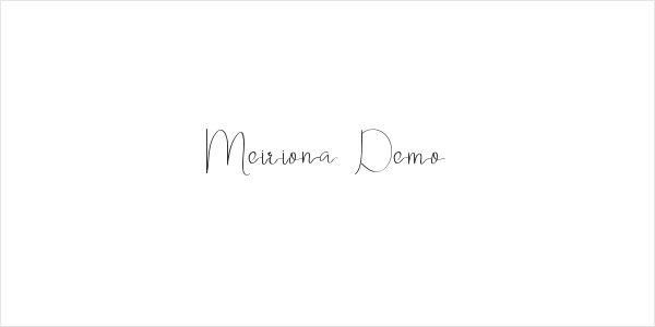 Meiriona Demo Logo