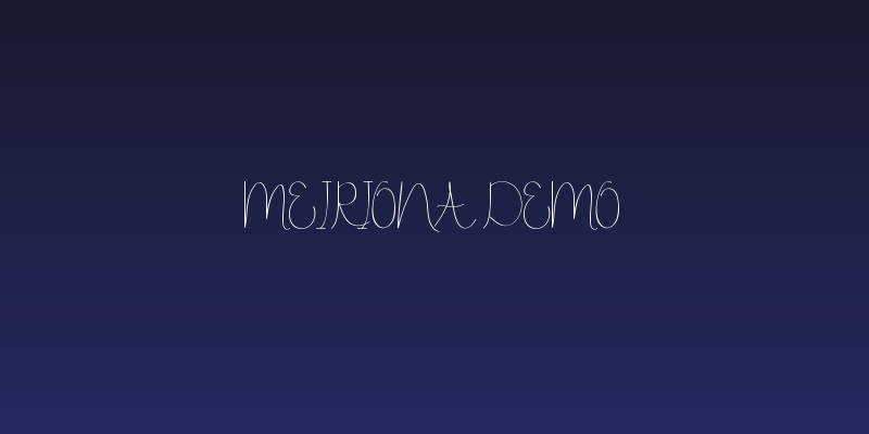Meiriona Demo Social Header