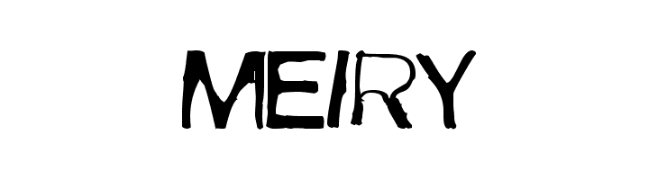 Meiry  font caratteri gratis