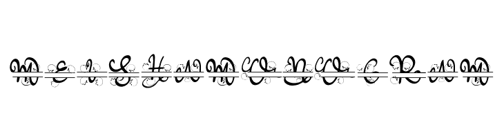 Meisha Monogram 字体