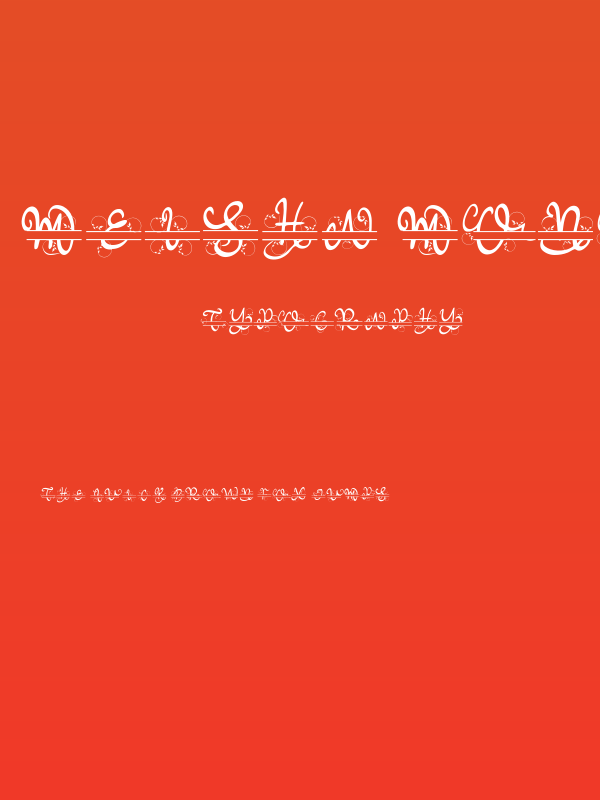 Meisha Monogram Poster