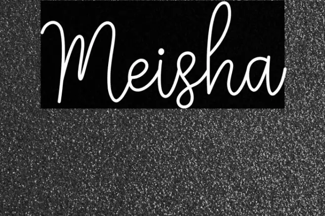 Meisha Font examples