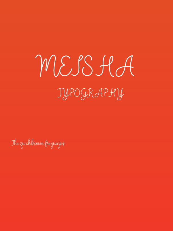 Meisha Poster