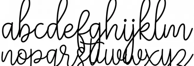 Meisha Caratteri MINUSCOLO