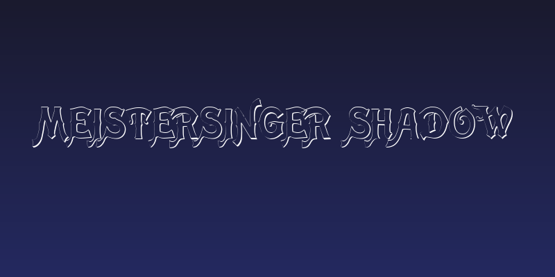 Meistersinger Shadow Social Header