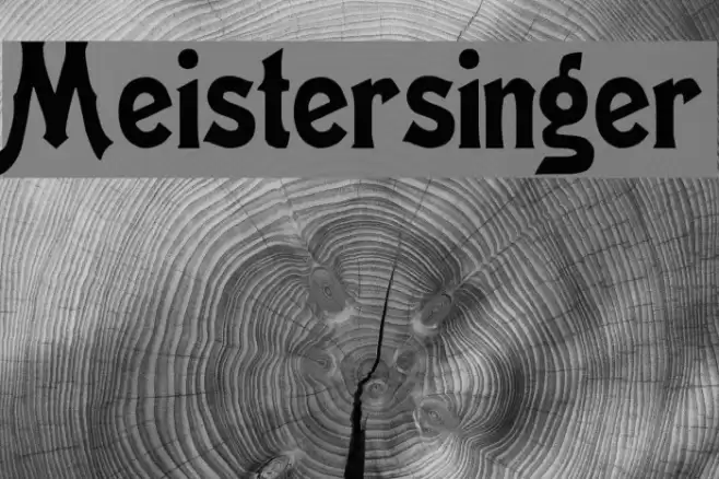 Meistersinger Font examples