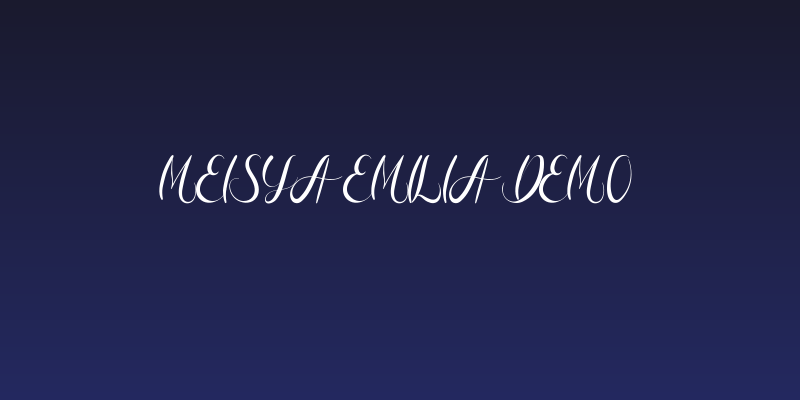 Meisya Emilia Demo Social Header