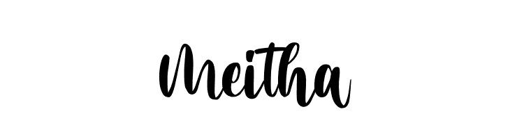 Meitha  Fuentes Gratis Descargar