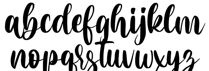 Meitha Font LOWERCASE