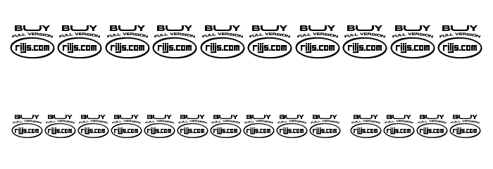 Meja Block Demo Font OTHER CHARS