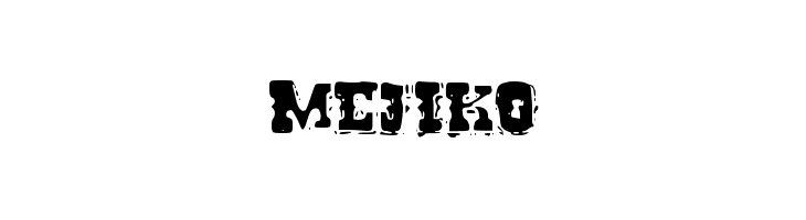 Mejiko  font caratteri gratis