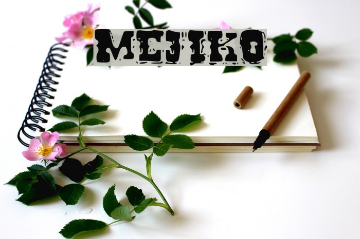 Mejiko Font examples