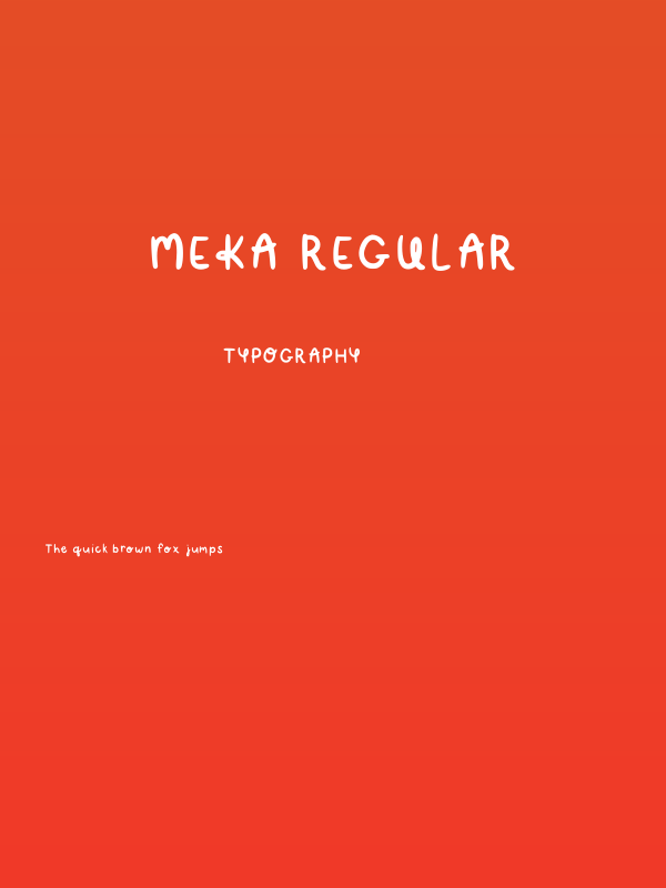 Meka Regular Poster
