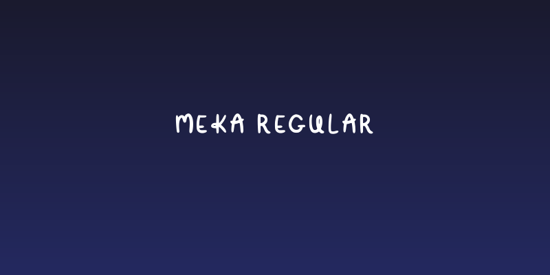 Meka Regular Social Header