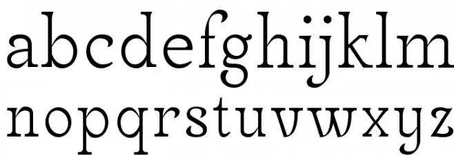 MekanusADFStd-Regular 字体 小写