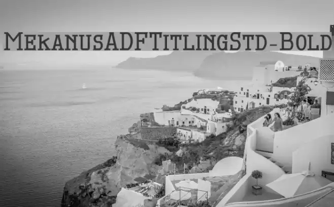 MekanusADFTitlingStd-Bold Fuentes examples