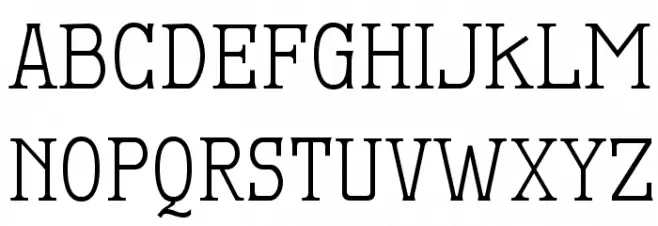 MekanusADFTitlingStd-Regular Шрифта ВЕРХНИЙ