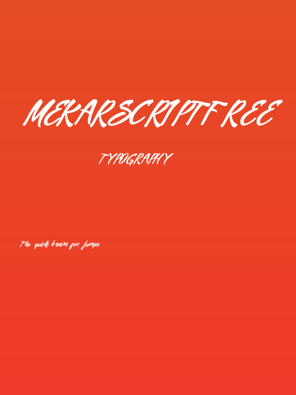 MekarScriptfree Poster