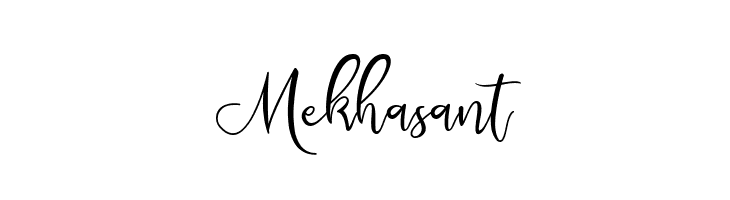 Mekhasant フォント