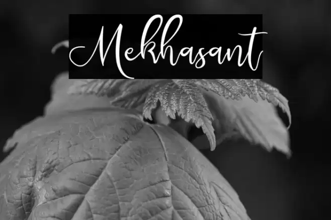 Mekhasant Font examples