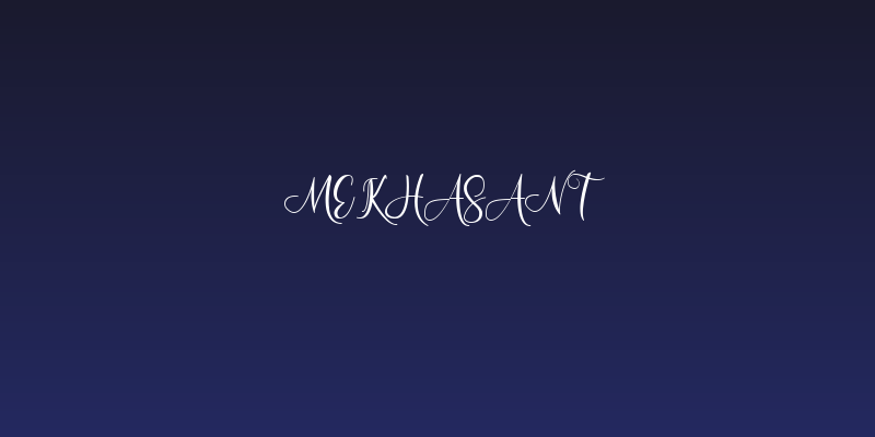 Mekhasant Social Header