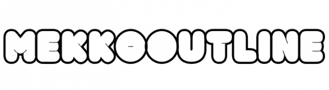 Mekko Outline  Fuentes Gratis Descargar