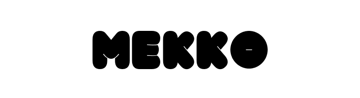 Mekko  font caratteri gratis