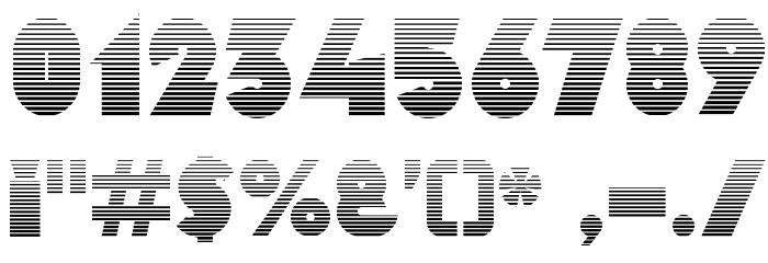 Mekon-Gradient Font OTHER CHARS