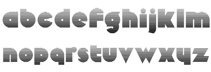 Mekon-Gradient Font LOWERCASE
