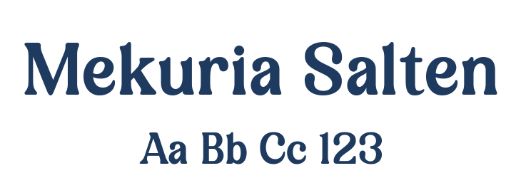 Mekuria Salten Font Preview