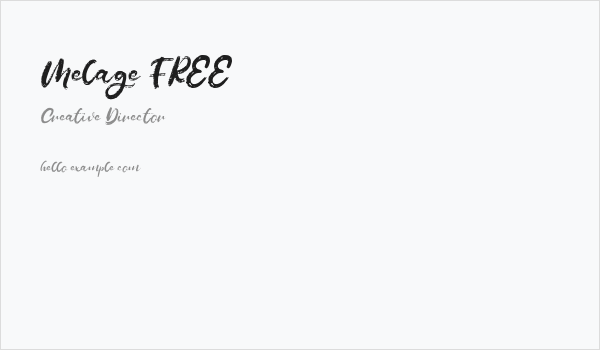 Melage FREE Business Card