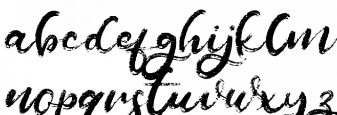 Melage FREE 字体 小写