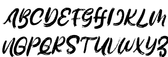 MelageFREE Schriftart Groß