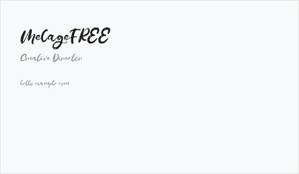 MelageFREE Business Card