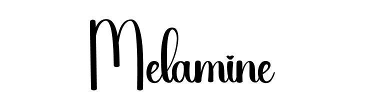 Melamine  Frei Schriftart Herunterladen