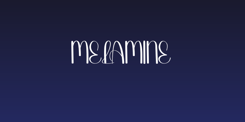 Melamine Social Header