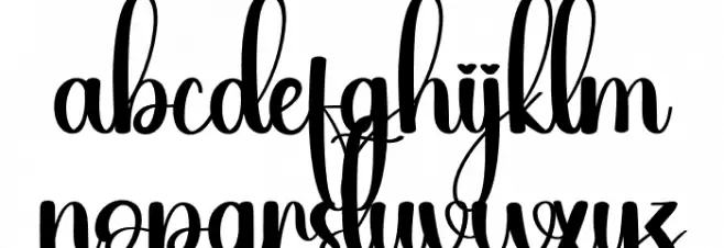 Melamine फ़ॉन्ट लोअरकेस