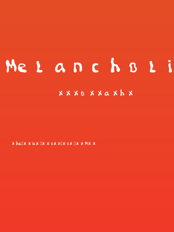 Melancholia Poster