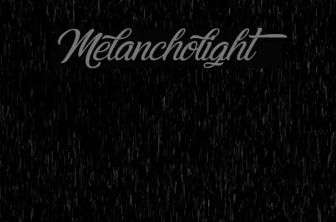Melancholight Font examples