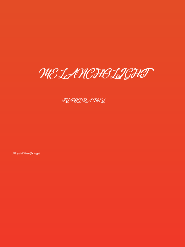 Melancholight Poster