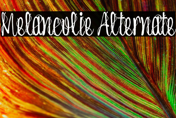 Melancolie Alternate Example 1