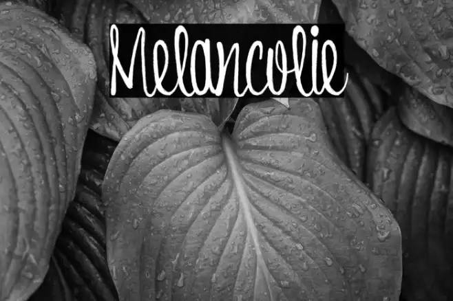 Melancolie Example 1