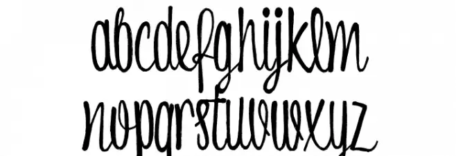 Melancolie 字体 小写