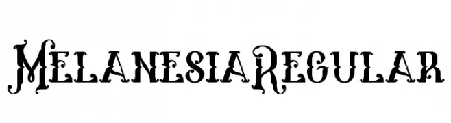 MelanesiaRegular  Free Fonts Download