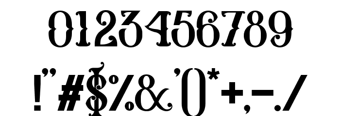 MelanesiaRegular Font OTHER CHARS