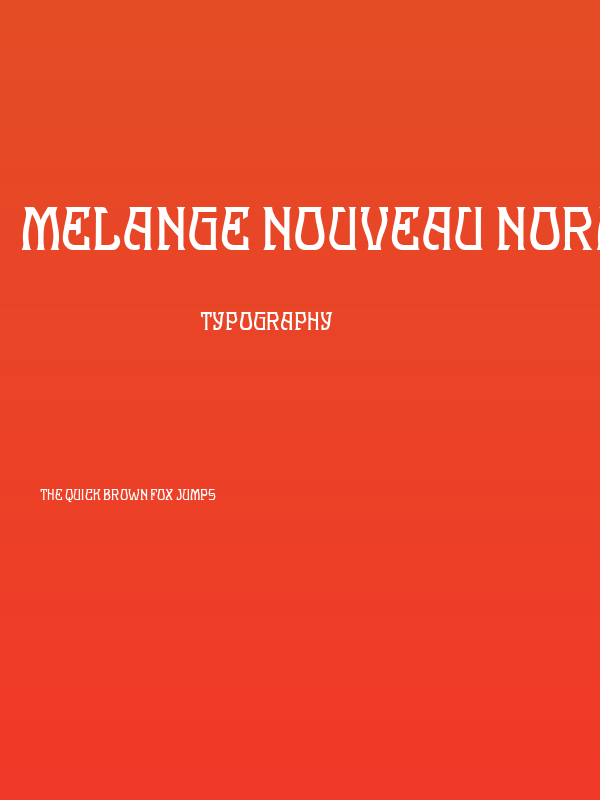 Melange Nouveau Normal Poster