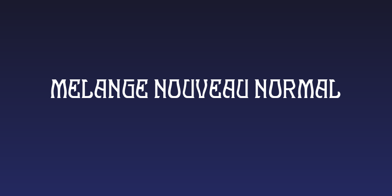 Melange Nouveau Normal Social Header