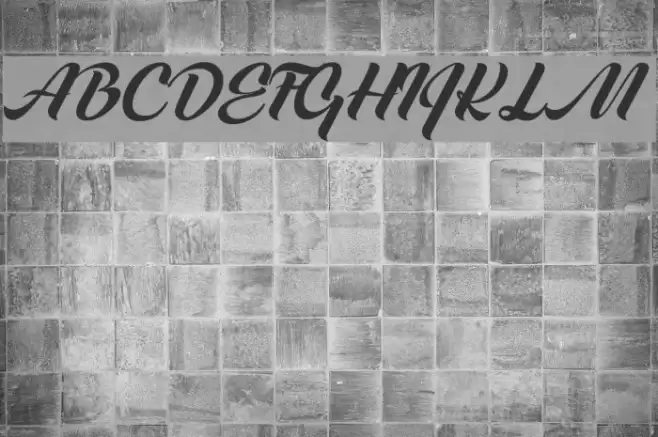 MelaniScript Font examples