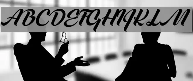 MelaniScript Font examples