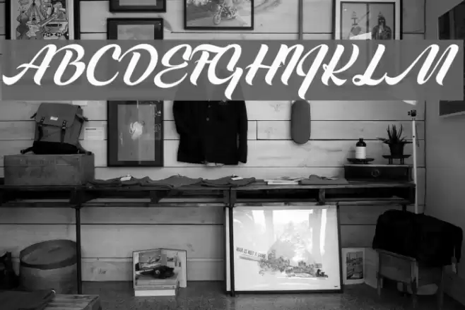 MelaniScript Font examples